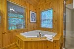 A Whitewater Retreat - Jetted Tub in Master Bathroom 
